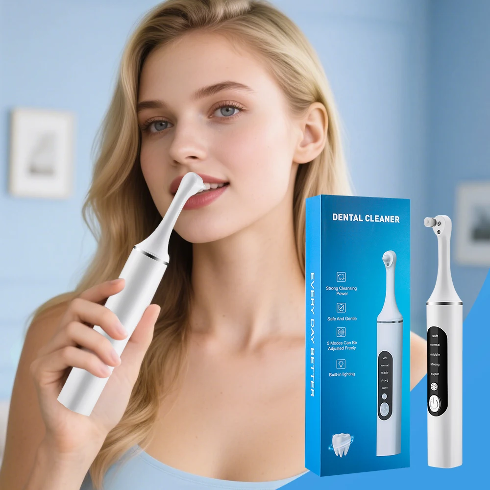Teeth Whitening Light Kit - Polidor de dentes elétrico, limpador de
