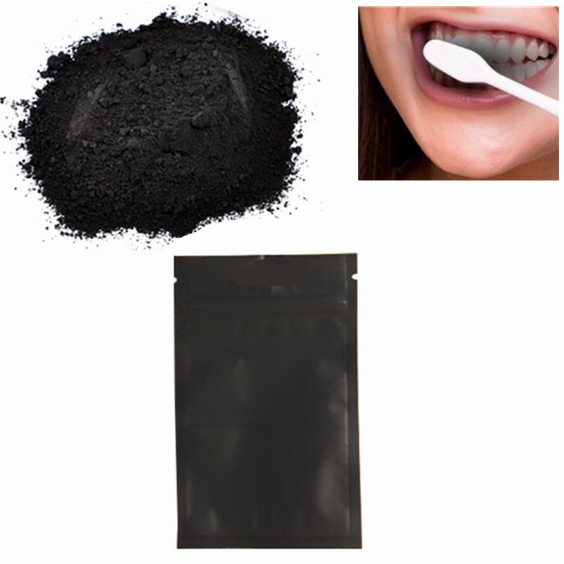 Teeth Whitening Charcoal Powder - Dentes de carvão vegetal de bambu