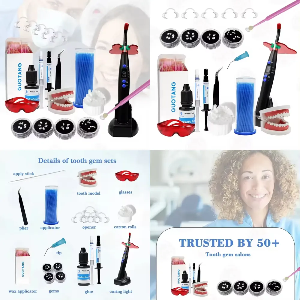 Teeth Whitening Light Kit - 【CHIMU HOME】 Kit Profissional de Joias