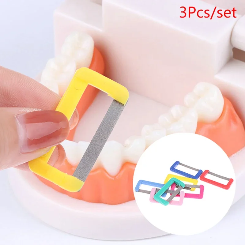 Teeth Whitening Strips Crest - 3 pçs descartável dental ortodôntico interproximal