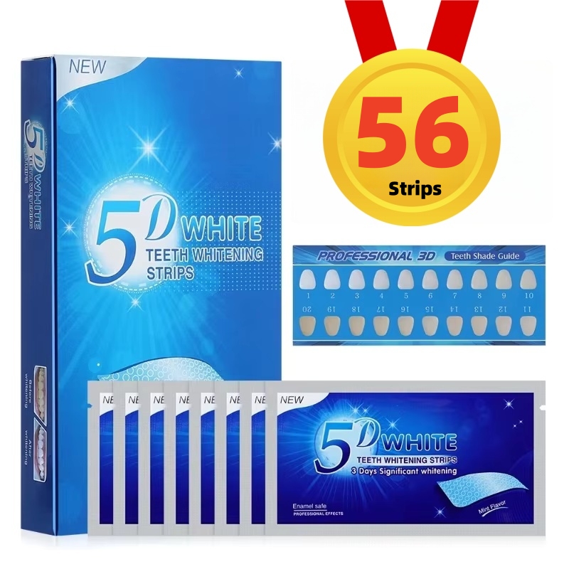 Teeth Whitening Gel Refills - 5D Dentes Whitening Tiras, Tooth Whitener
