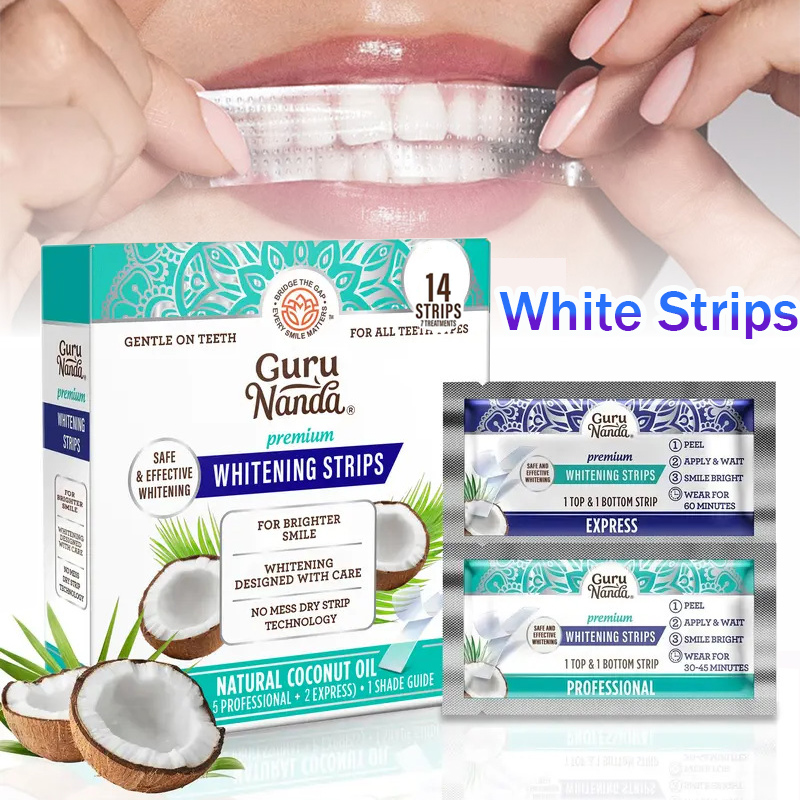 Teeth Whitening Oil Pulling - 1/2/3 Caixas de Tiras de Óleo
