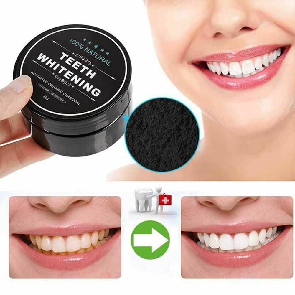 Pó de Carvão Ativado Orgânico  - Teeth Whitening Charcoal Powder avaliação e preço