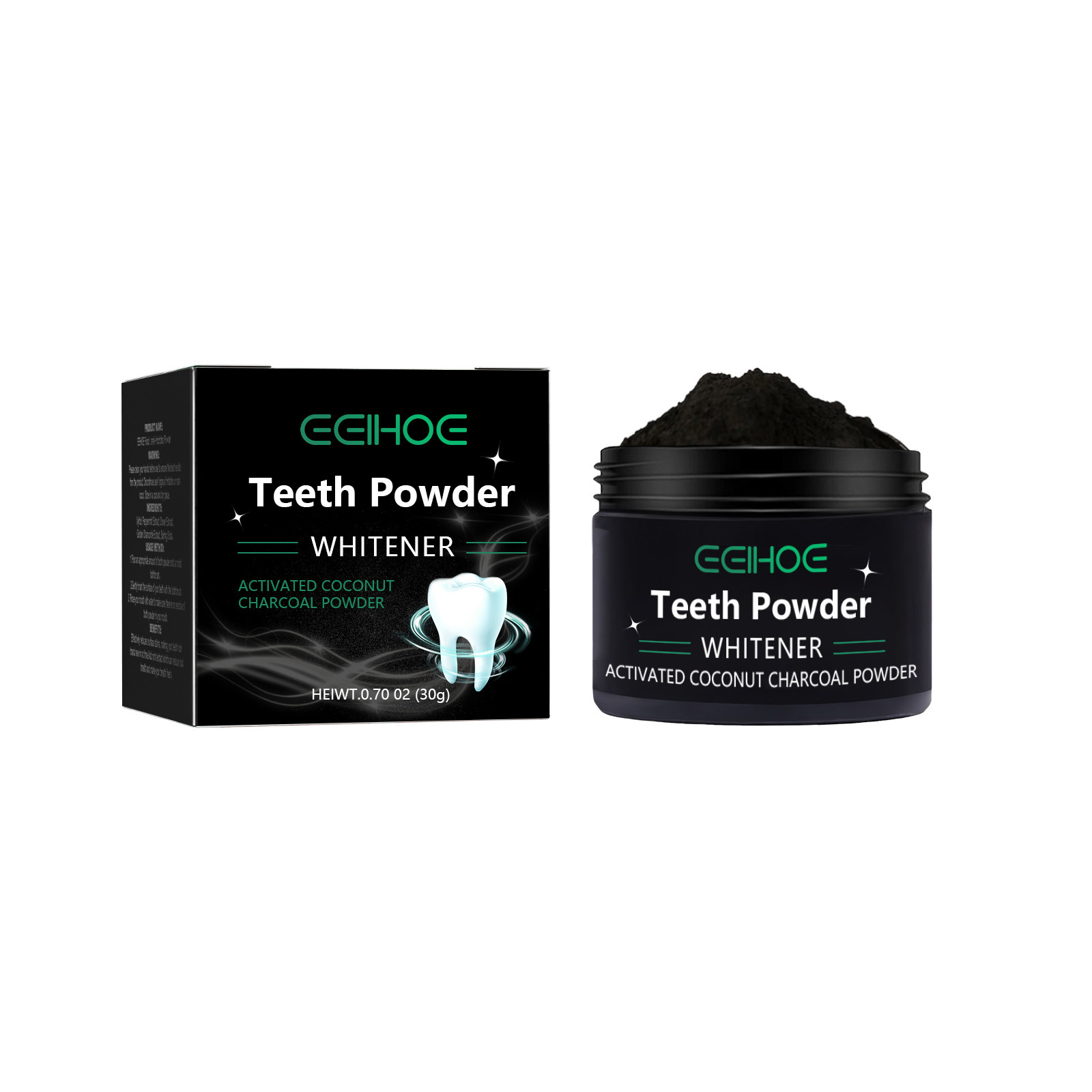 Eelhoe pó de carvão para produ - Teeth Whitening Charcoal Powder avaliação e preço
