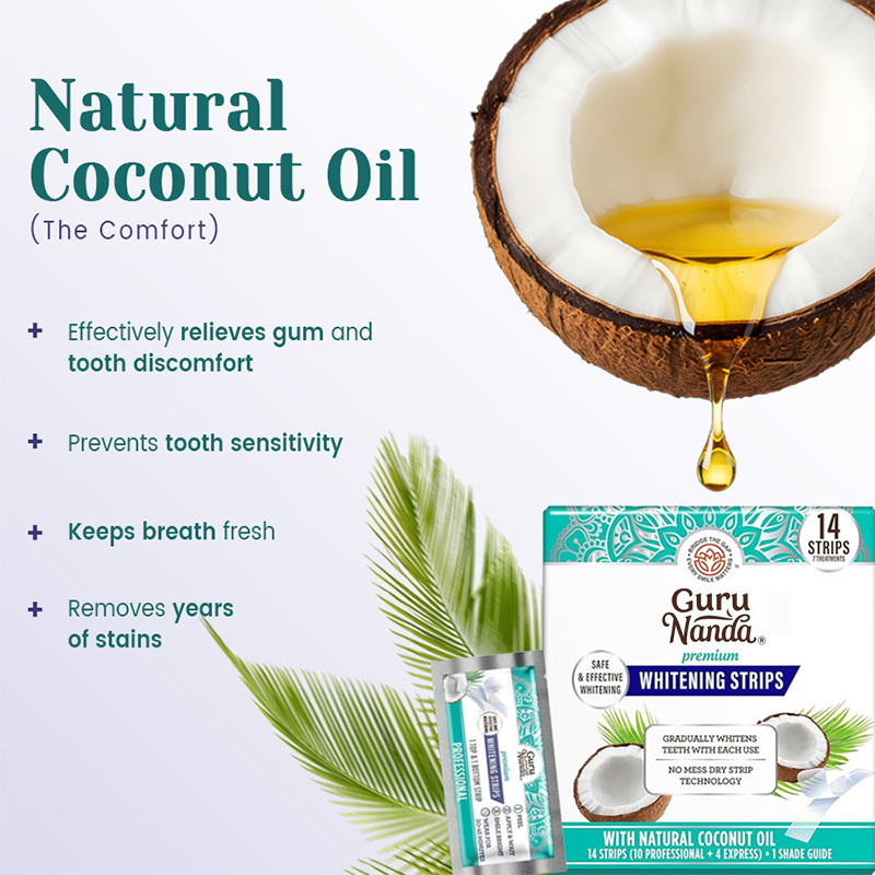 14pcs/caixa Fitas Clareadoras  - Teeth Whitening Oil Pulling avaliação e preço