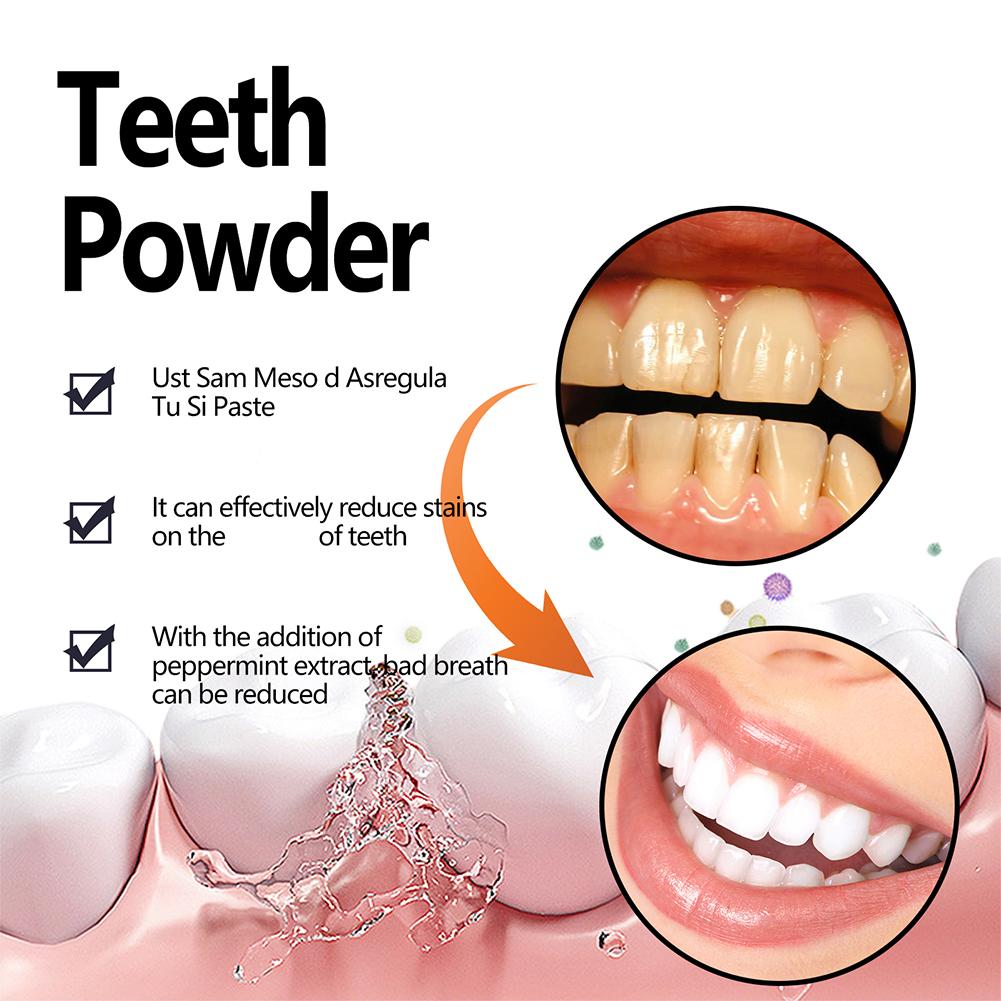 Pó Clareador de Dentes, Clarea - Teeth Whitening Charcoal Powder avaliação e preço