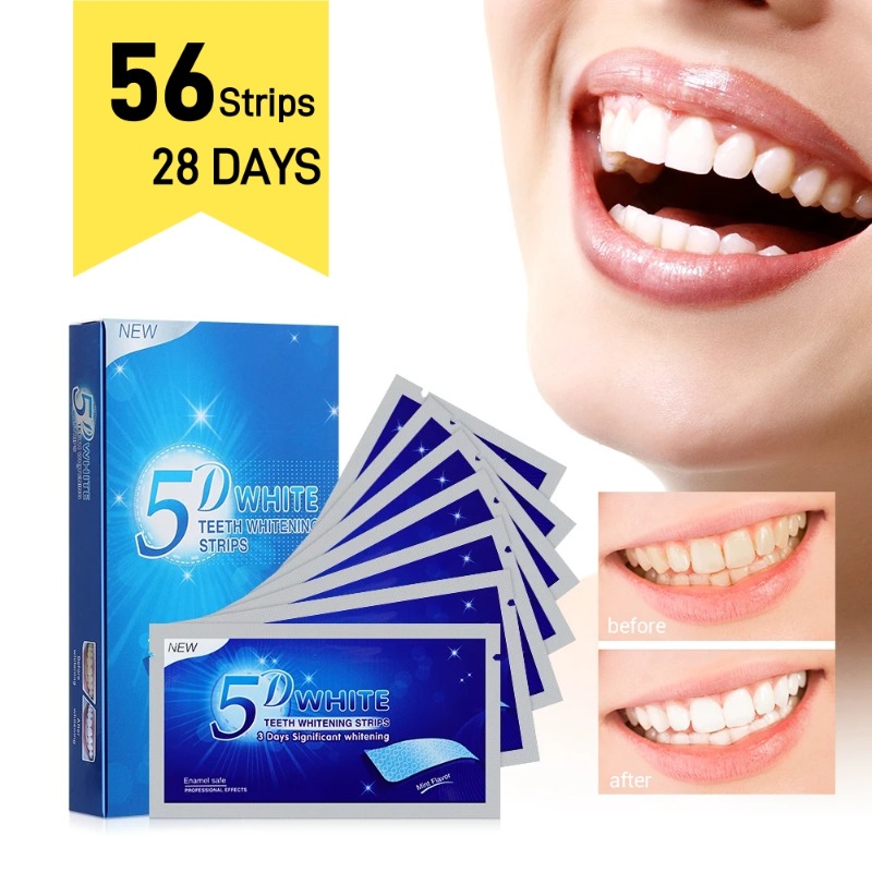 5D Dentes Whitening Tiras, Too - Teeth Whitening Gel Refills avaliação e preço