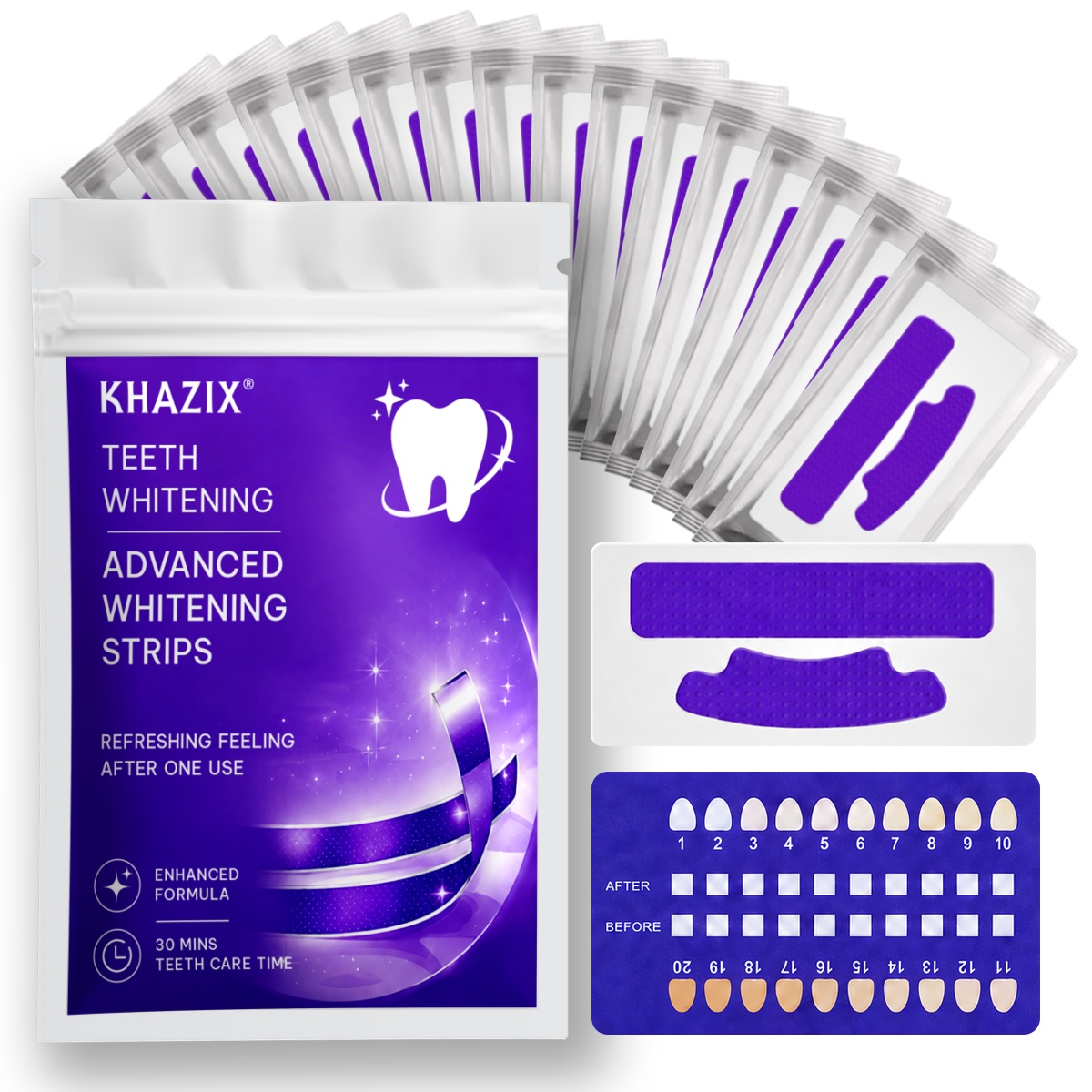 1/7 Pares de Fitas Clareadoras - Teeth Whitening Strips Crest avaliação e preço