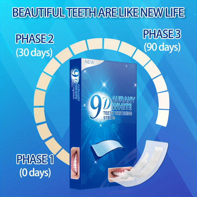 21 pares de tiras de clareamen - Teeth Whitening Gel Refills avaliação e preço