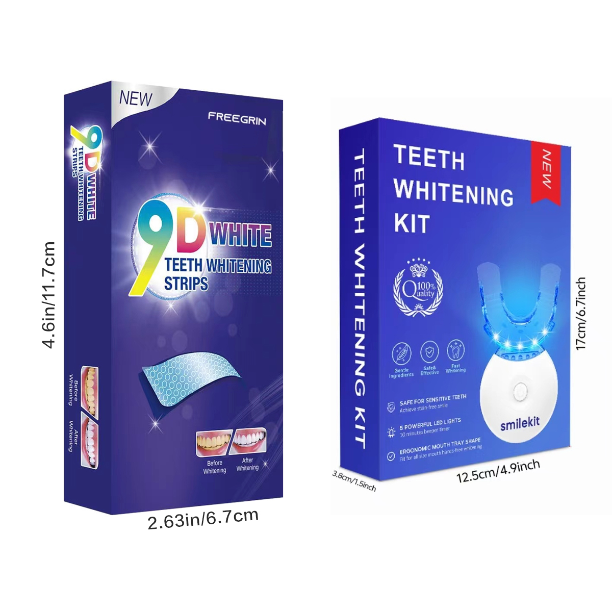 Kit de branqueamento de dentes - Teeth Whitening Light Kit avaliação e preço