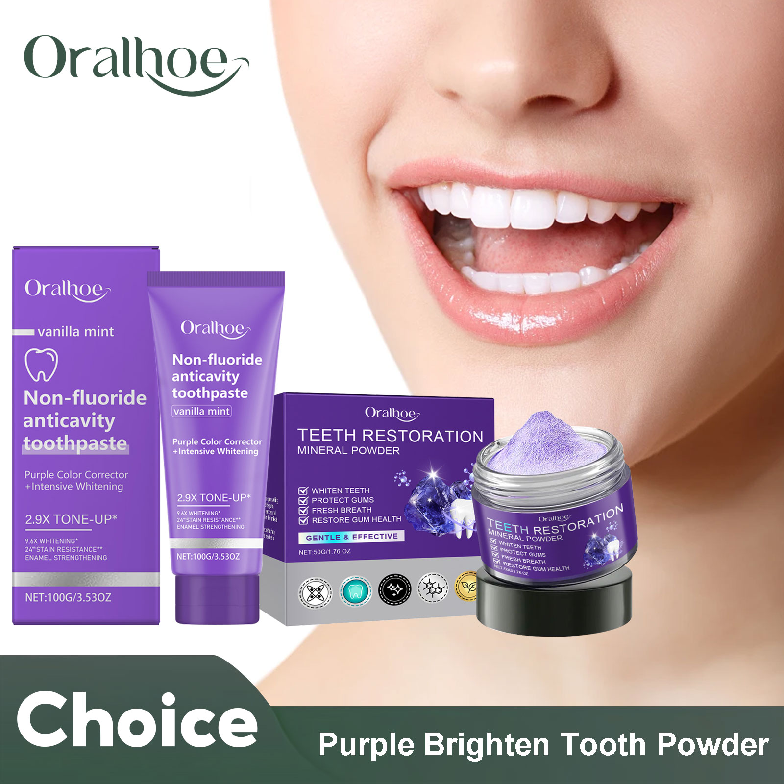 Teeth Restoration Mineral Powd - Teeth Whitening China avaliação e preço