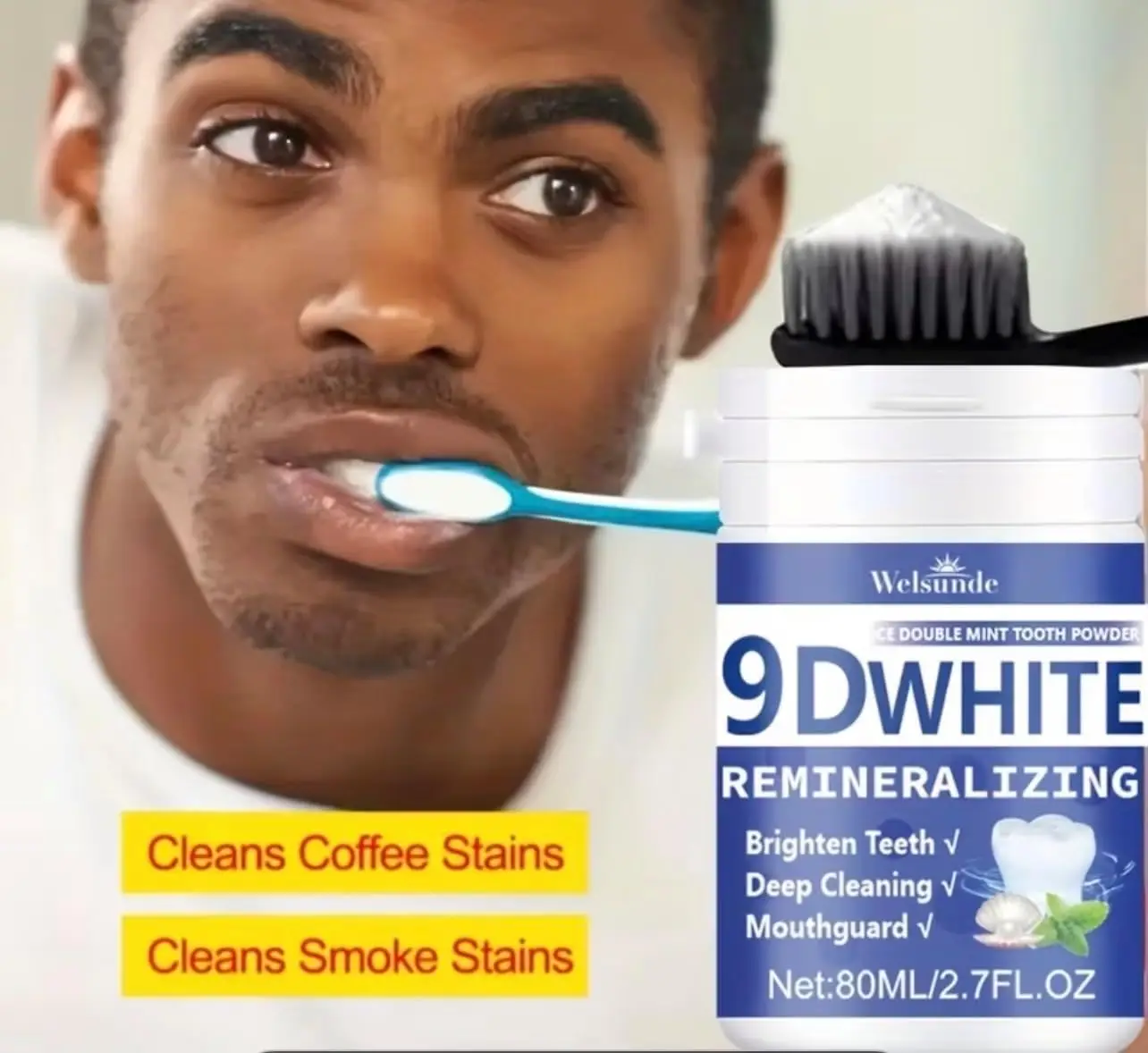 Pó Dental Remineralizante 9D c - Teeth Whitening China avaliação e preço