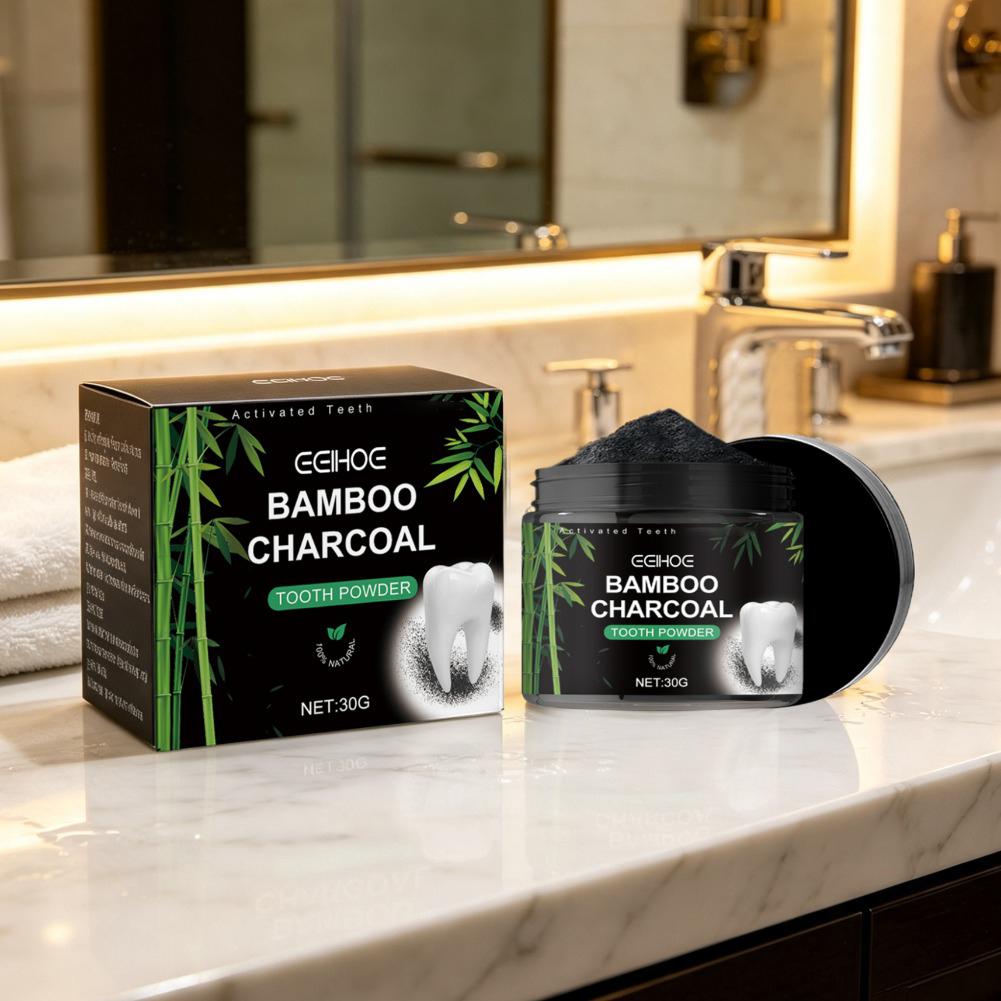 Pó Clareador de Dentes, Pó de  - Teeth Whitening Charcoal Powder avaliação e preço
