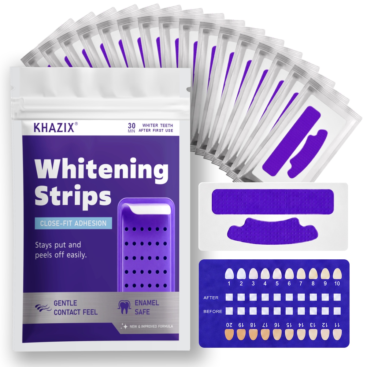 7PCS Strips de Clareamento Den - Teeth Whitening Strips Crest avaliação e preço